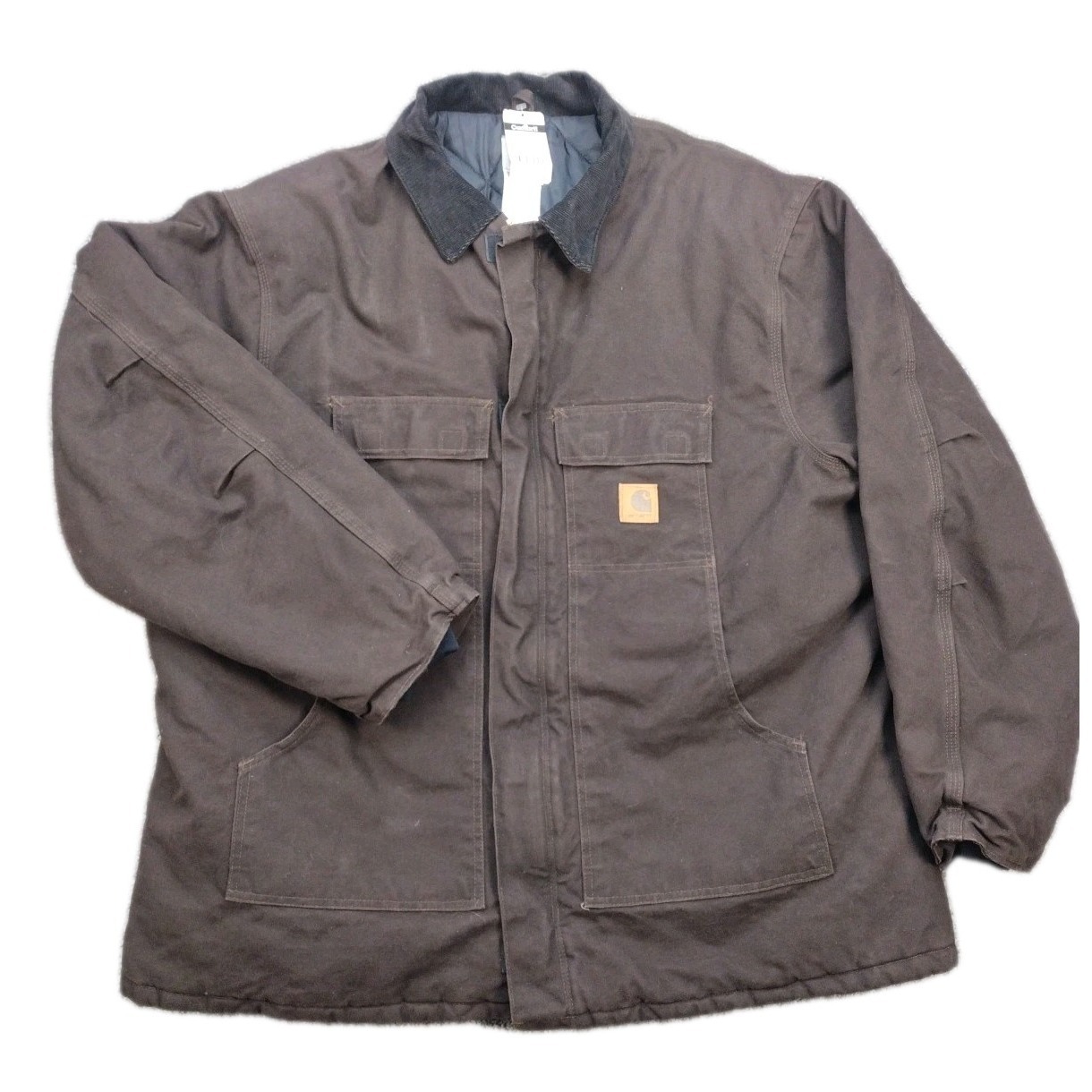 New Carhartt Arctic Jacket Canvas Quilt-Lined Dark Brown C26 Dkb Men's 3xl Chore